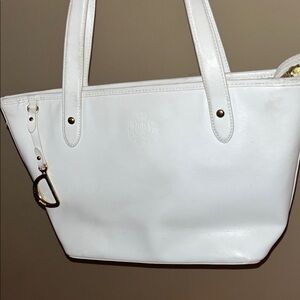 Ralph Lauren white tote